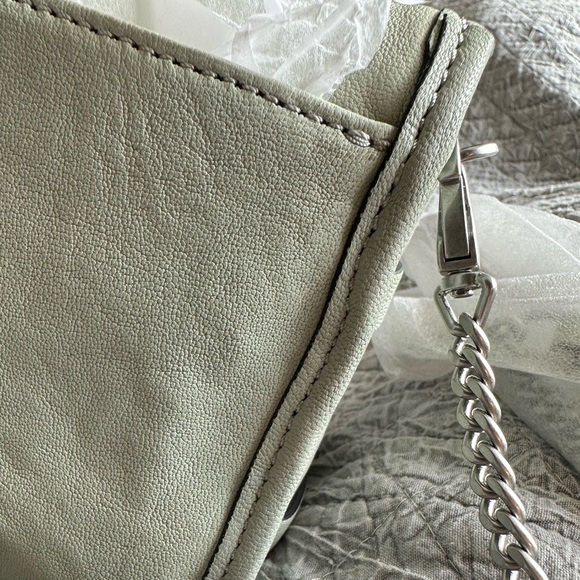 rag & bone - Field Leather Clutch - Mint Green - Picture 7 of 11